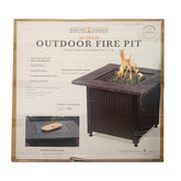 Fire pit 30 Sq 50K BTU Glass Green